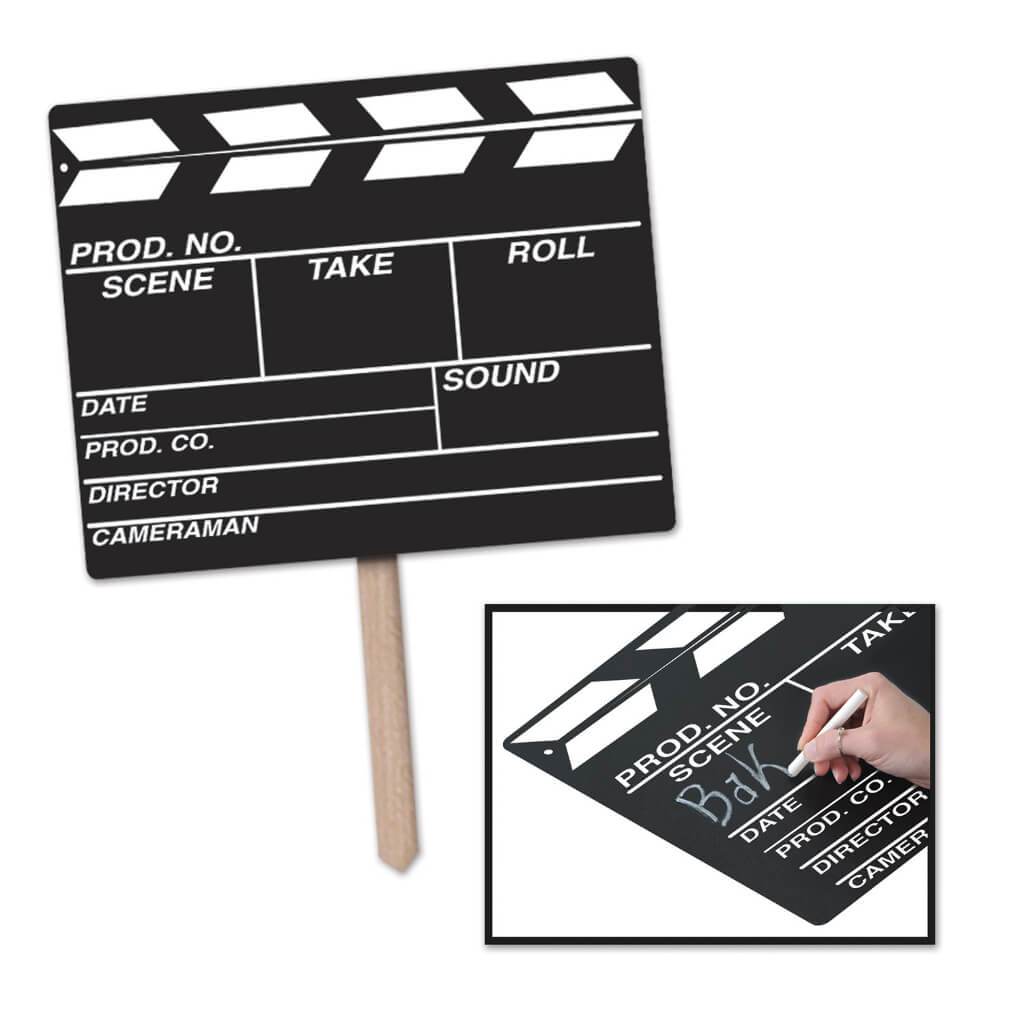 Chalkboard Clapboard Yard Sign 