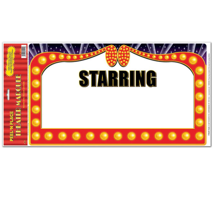 Theater Marquee Peel 'N Place 
