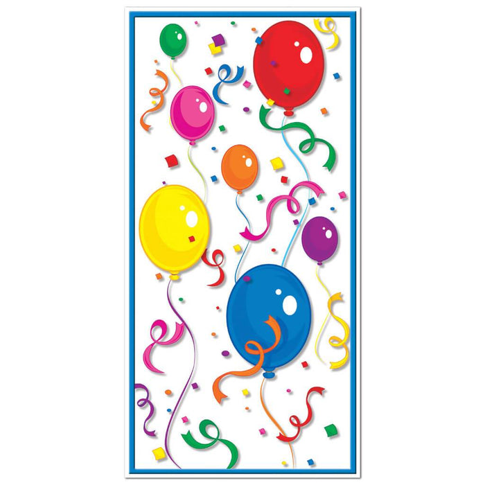 Balloons & Confetti Door Cover 