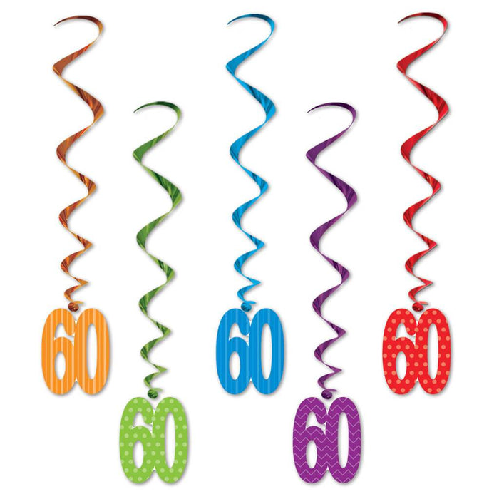 Whirls "60" 3ft Multicolor 