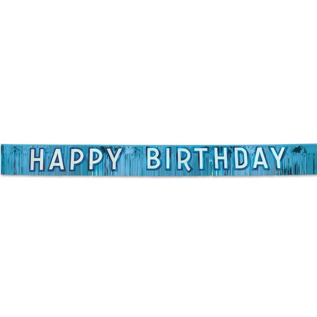 Metallic Happy Birthday Banner 