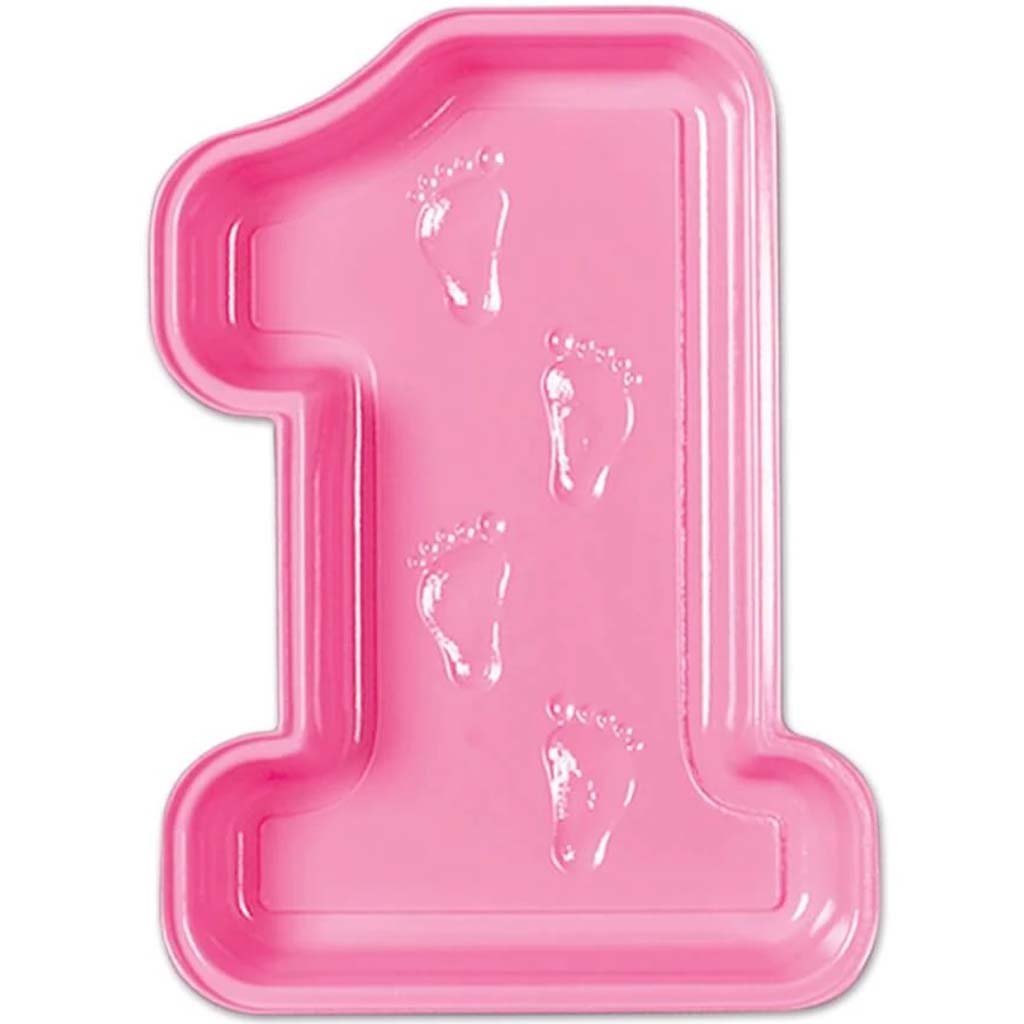 Plastic Baby'S 1St Birthday Tray 