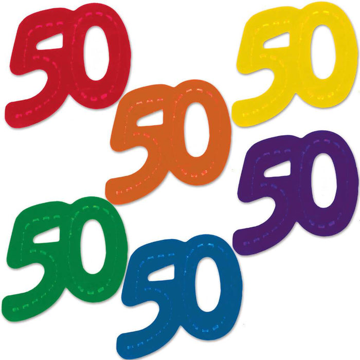 Jumbo "50" Fanci-Fetti 