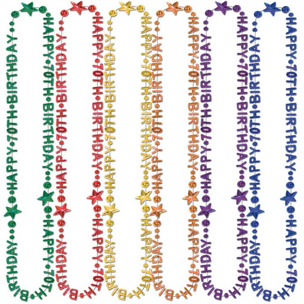 Birthday Beads-Of-Expression 70th 