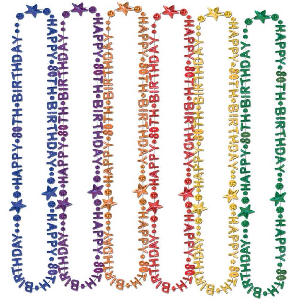 Birthday Beads-Of-Expression 80th 
