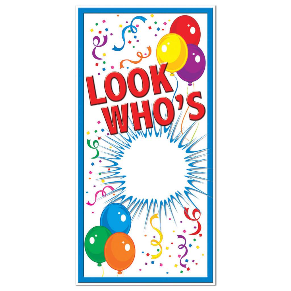 Look Who's Door Cover 