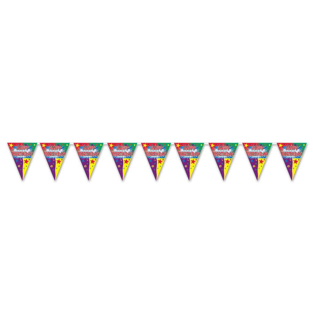 Happy Birthday Pennant Banner 