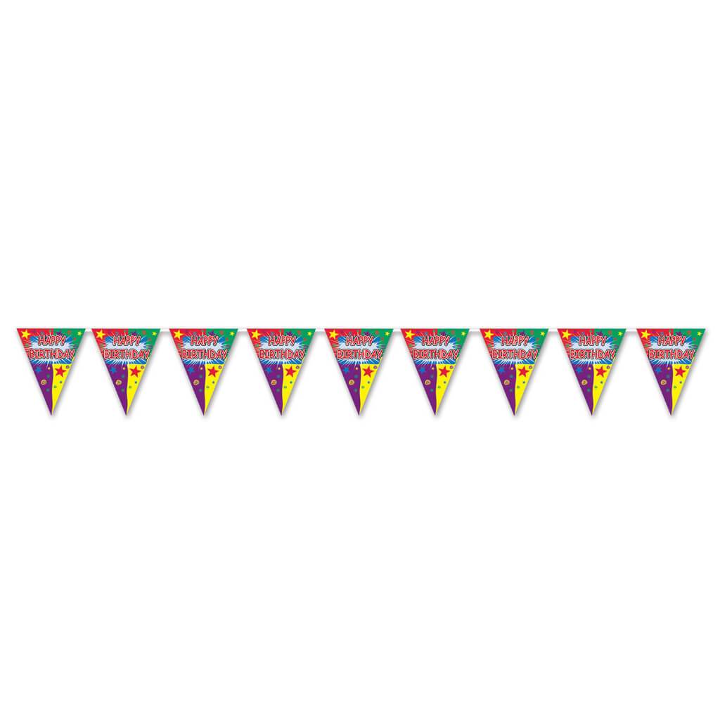 Happy Birthday Pennant Banner 