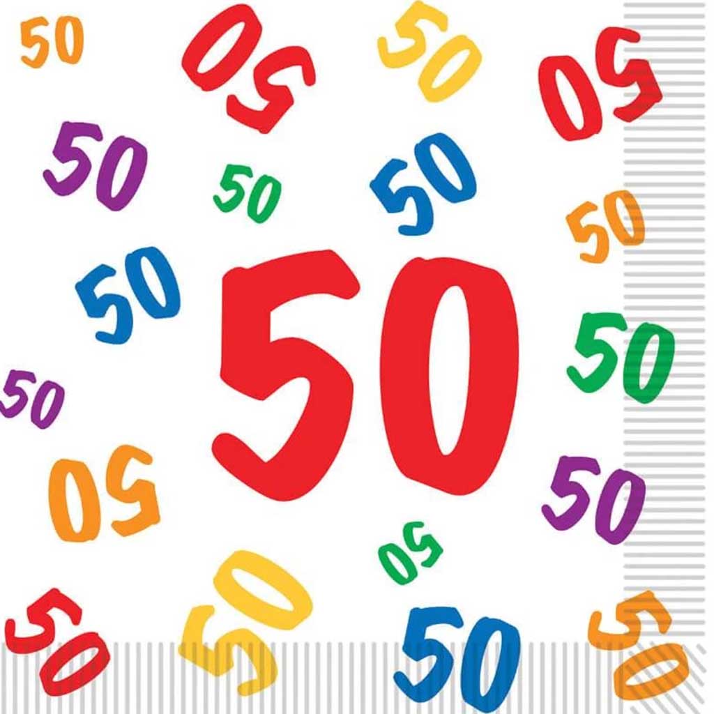 Luncheon Napkins &quot;50&quot; 