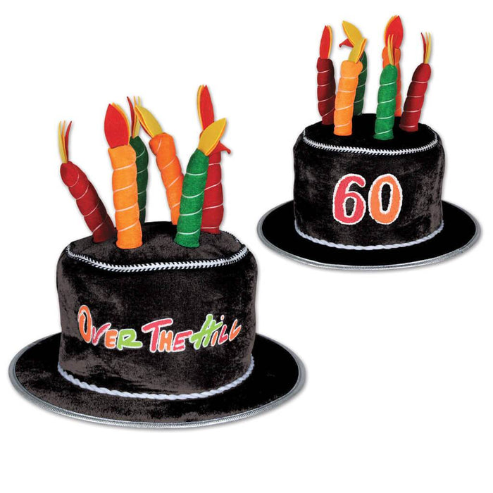 Over The Hill Cake Hat Plush "60" 