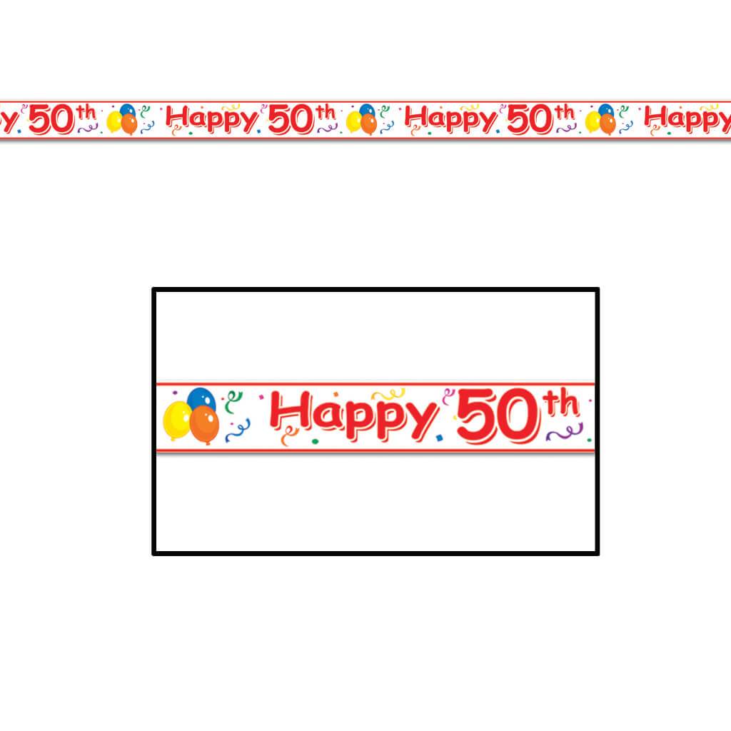 Happy &quot;50th&quot; Birthday Party Tape 