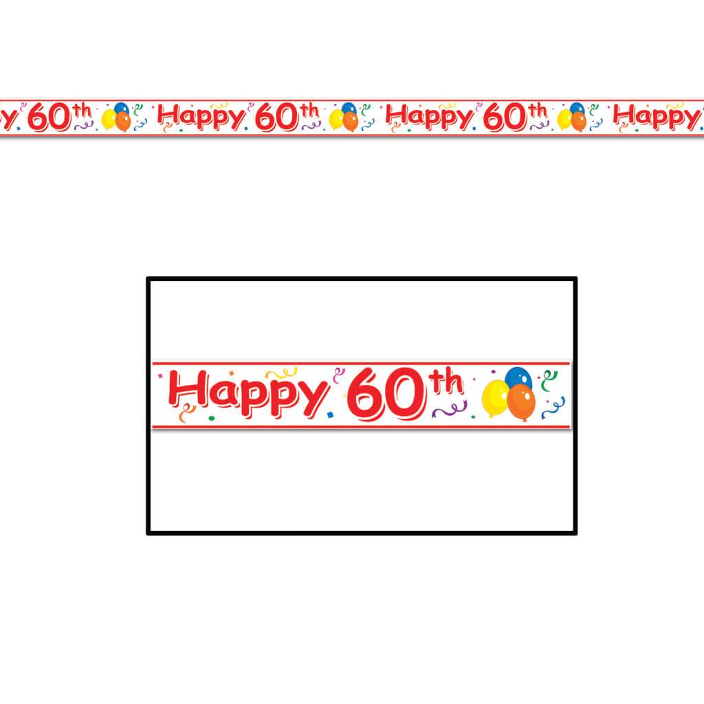 Happy &quot;60th&quot; Birthday Party Tape 