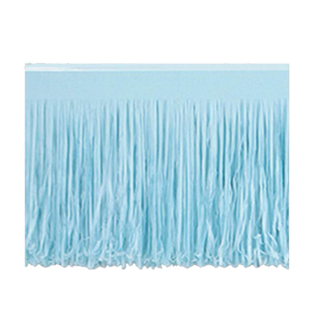 Tissue Fringe Drape 15in x 10in Light Blue 