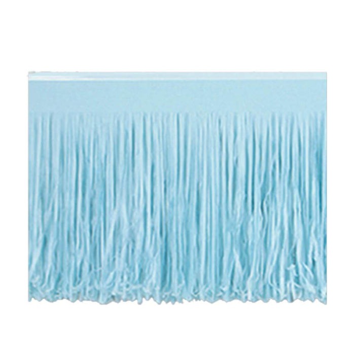 Tissue Fringe Drape 15in x 10in Light Blue 