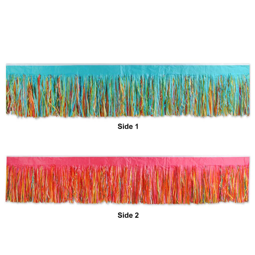 Tissue Fringe Drape 15in x 10in Multicolor 