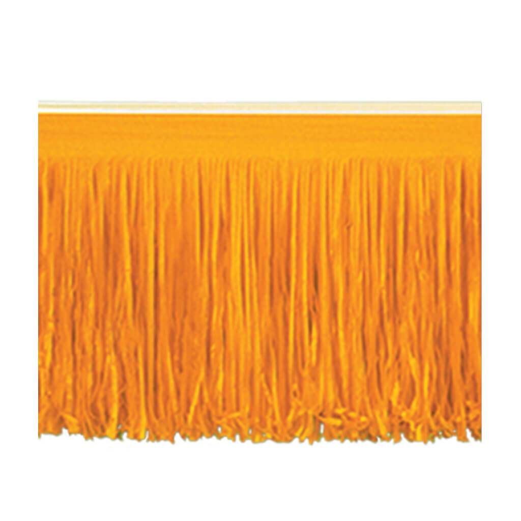 Tissue Fringe Drape 15in x 10in Orange 