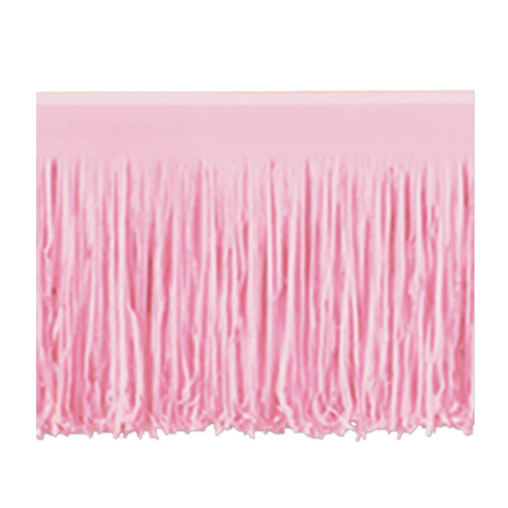 Tissue Fringe Drape 15in x 10in Pink 