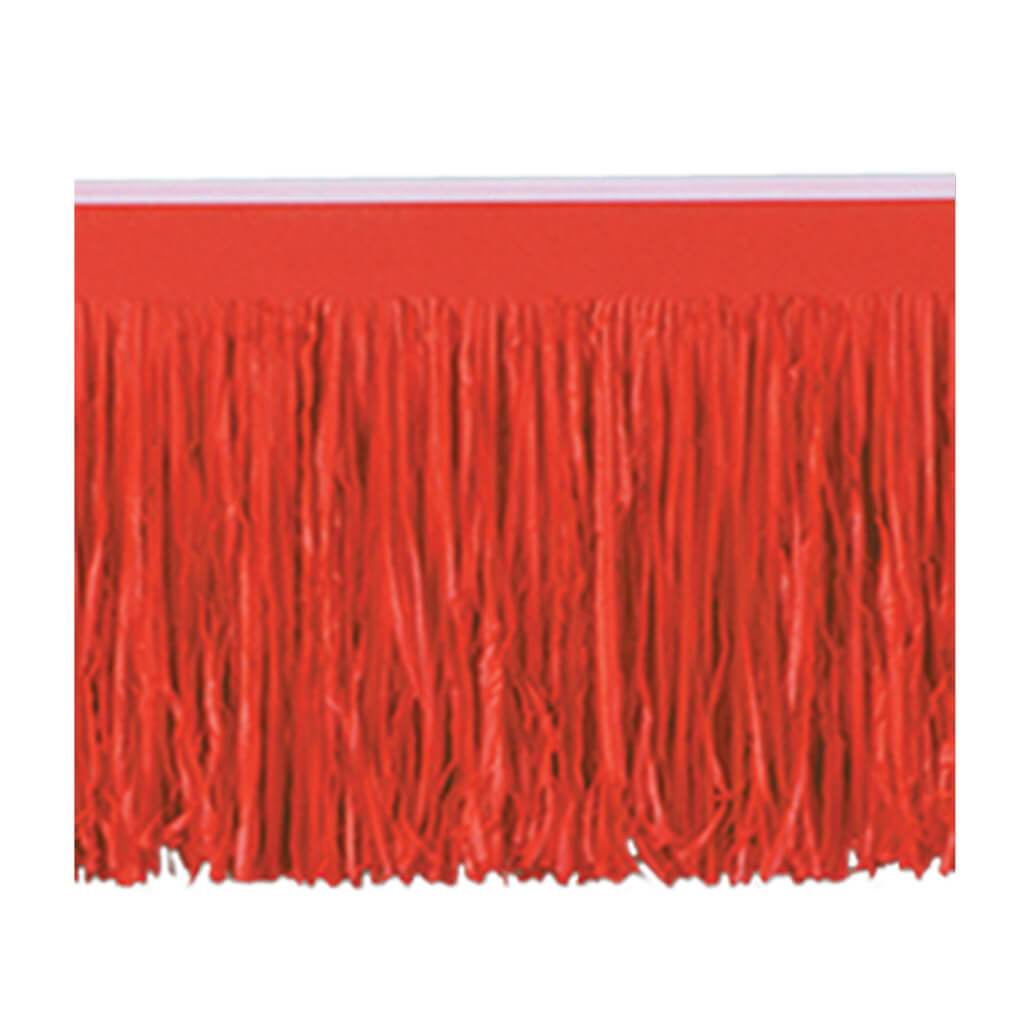 Tissue Fringe Drape 15in x 10in Red 