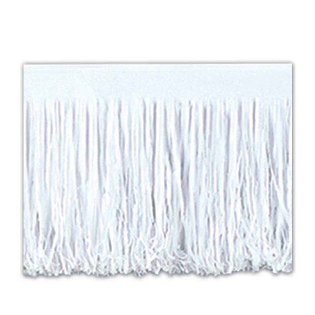 Tissue Fringe Drape 15in x 10in White 