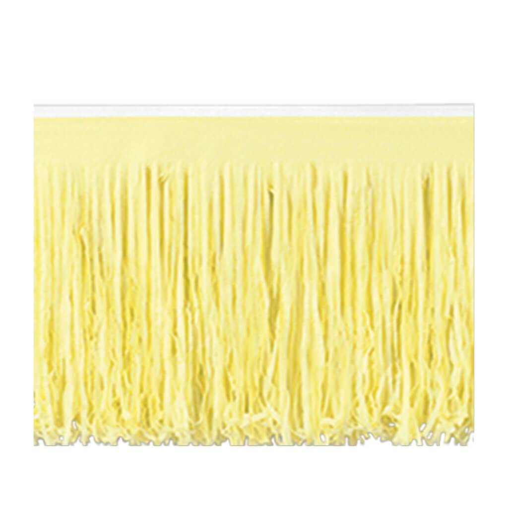 Tissue Fringe Drape 15in x 10in Yellow 