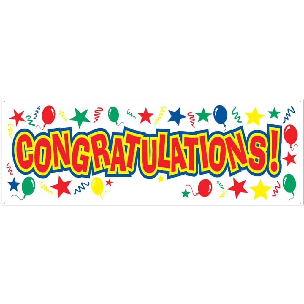 Congratulations Sign Banner 