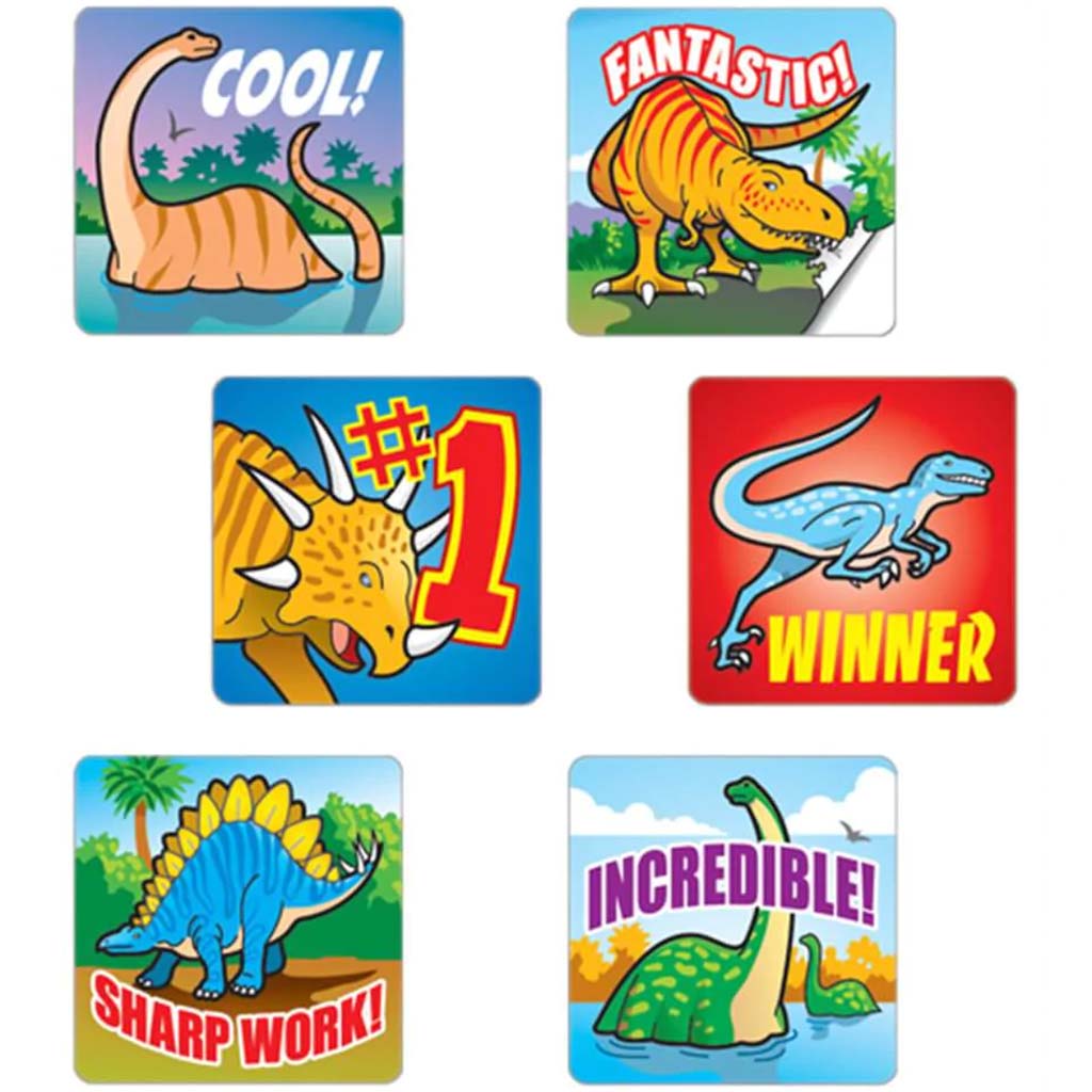 Dinosaurs Motivational Stickers 