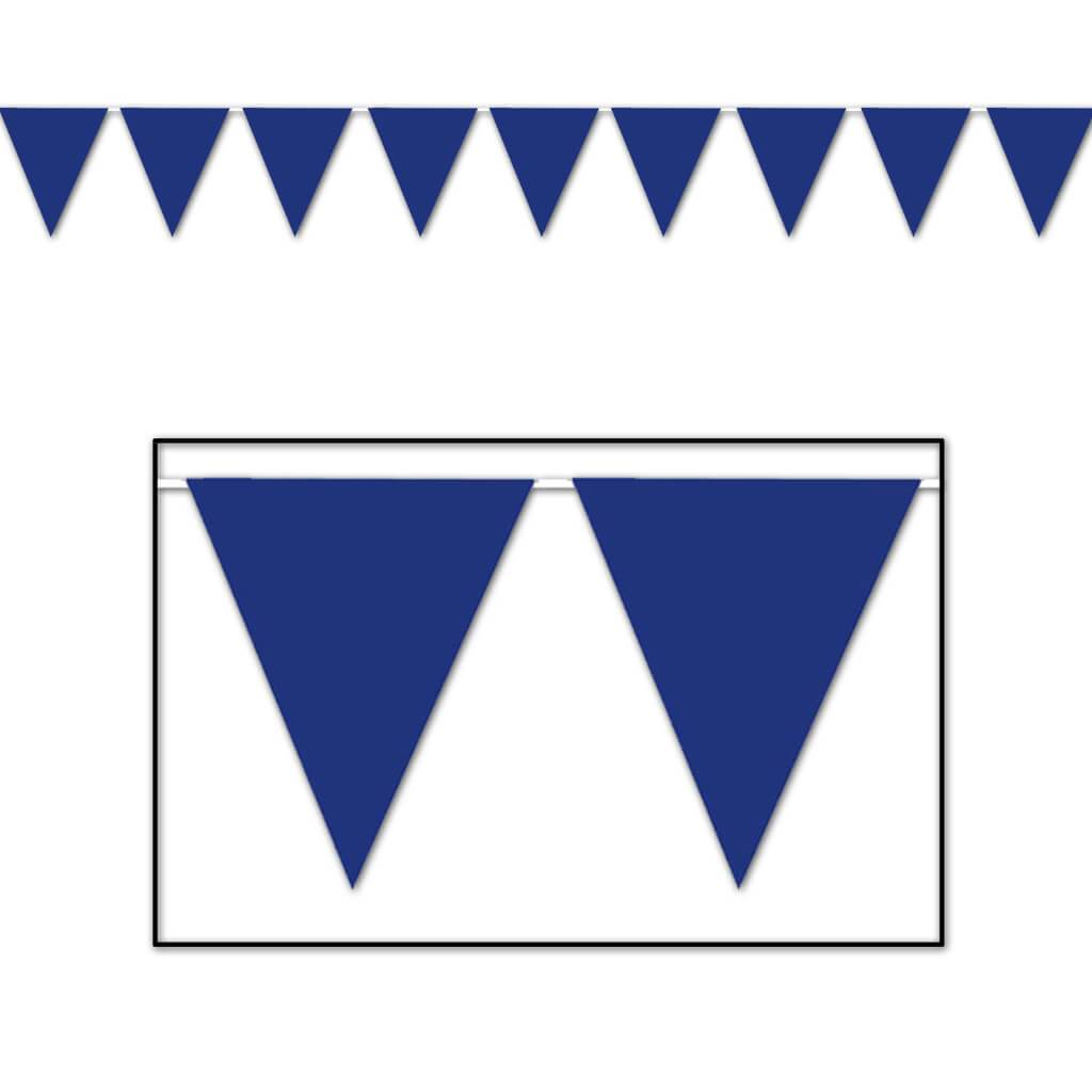 Blue Pennant Banner 