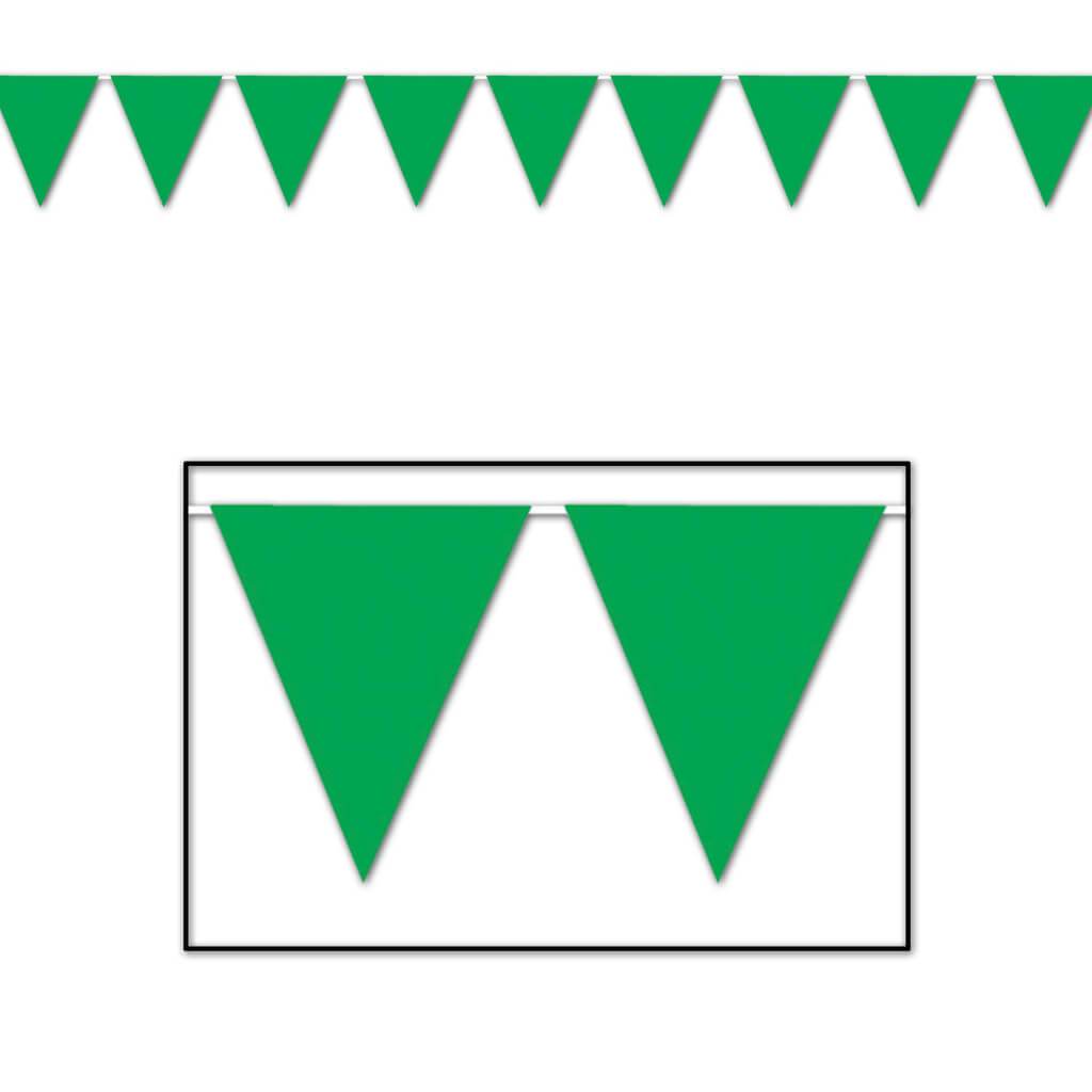 Green Pennant Banner 