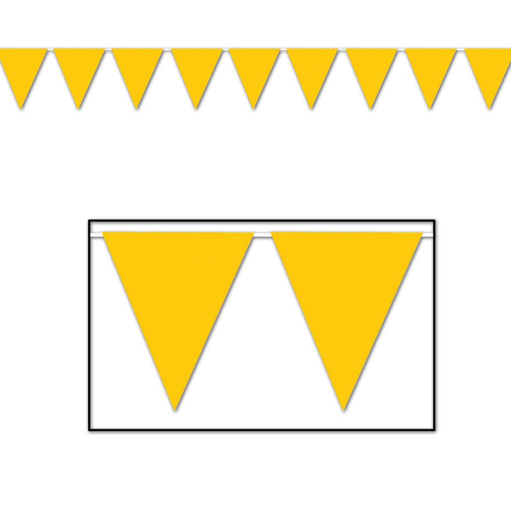 Pennant Banner Golden-Yellow 