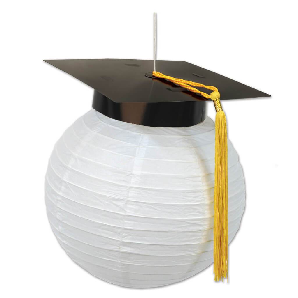 Grad Cap Paper Lanterns 