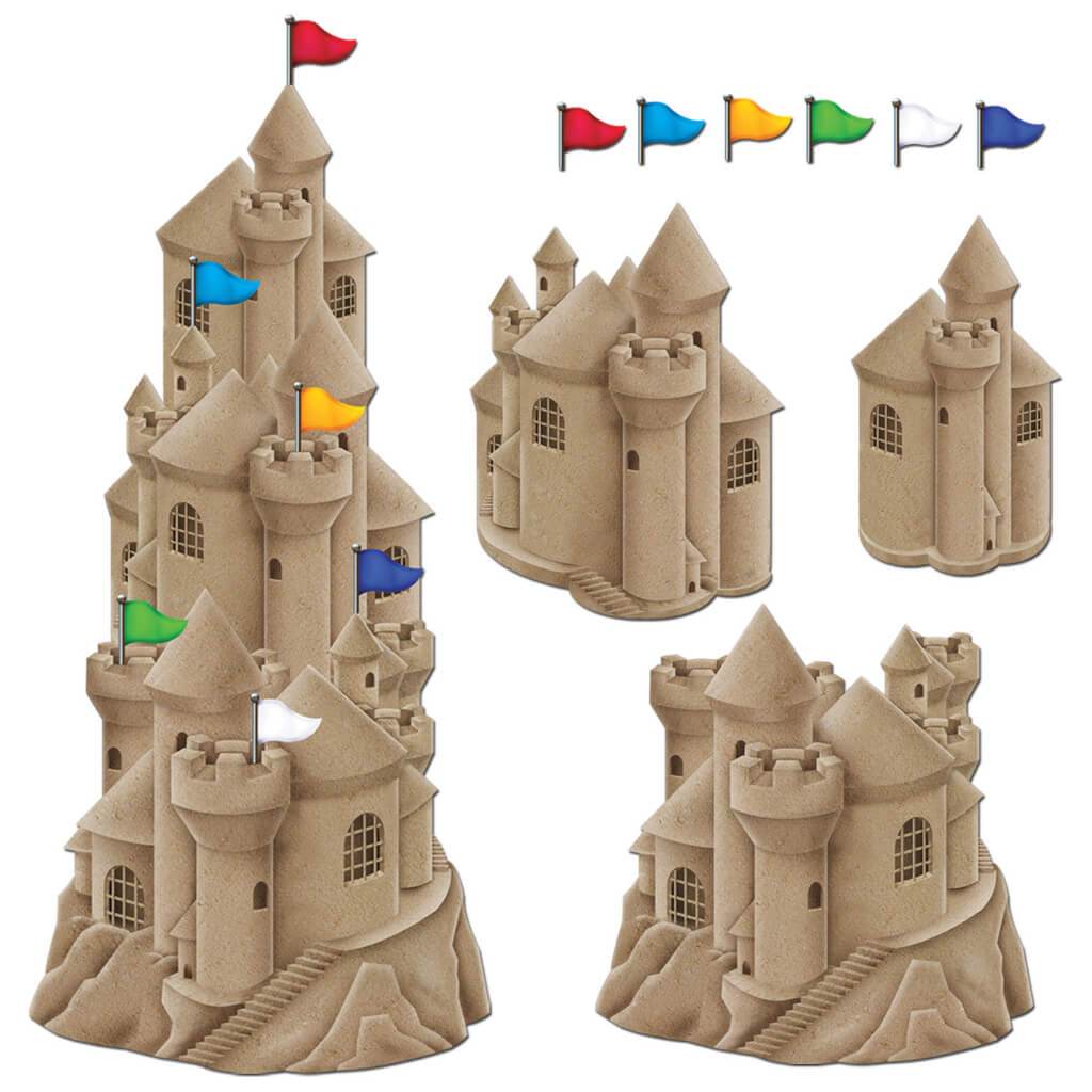 Stackable Sandcastle Cut-Outs 