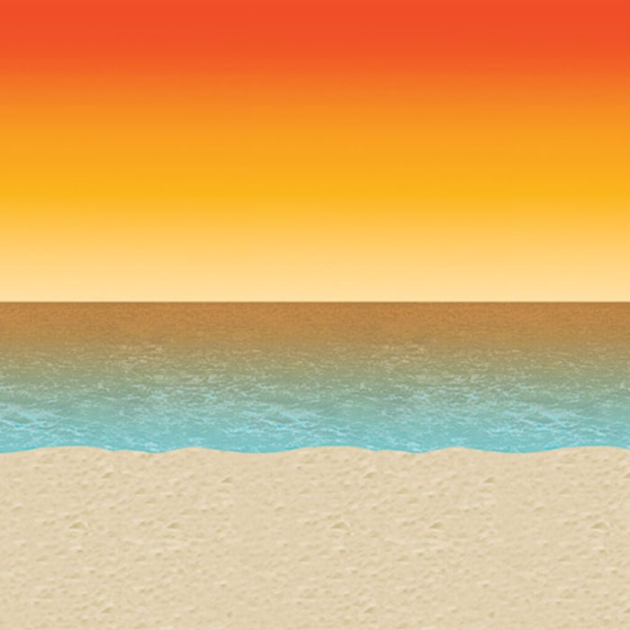Luau Sunset Backdrop