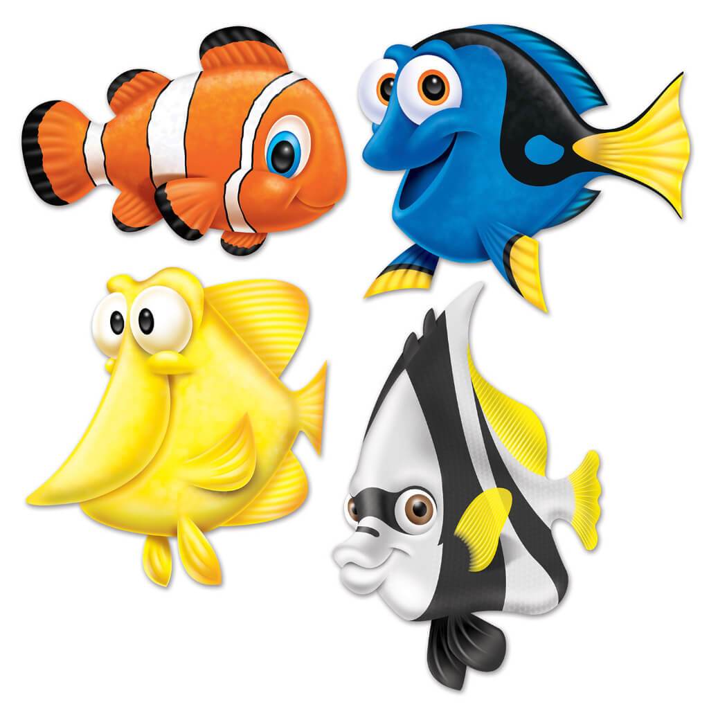 Under The Sea Fish Cut-Outs 