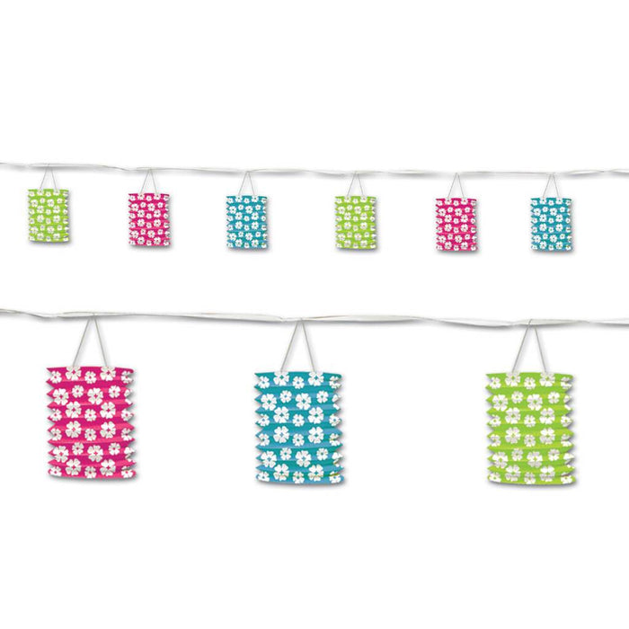 Hibiscus Lantern Garland 