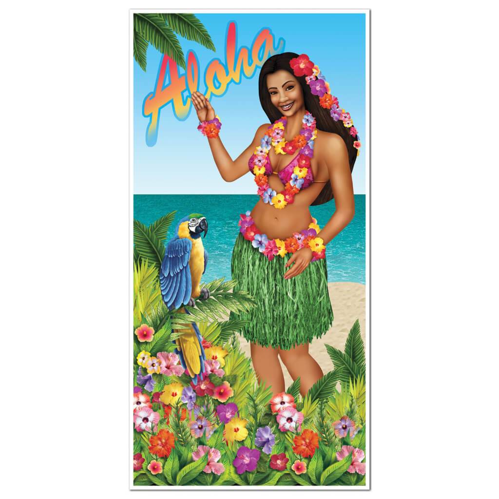 Luau Door Cover 