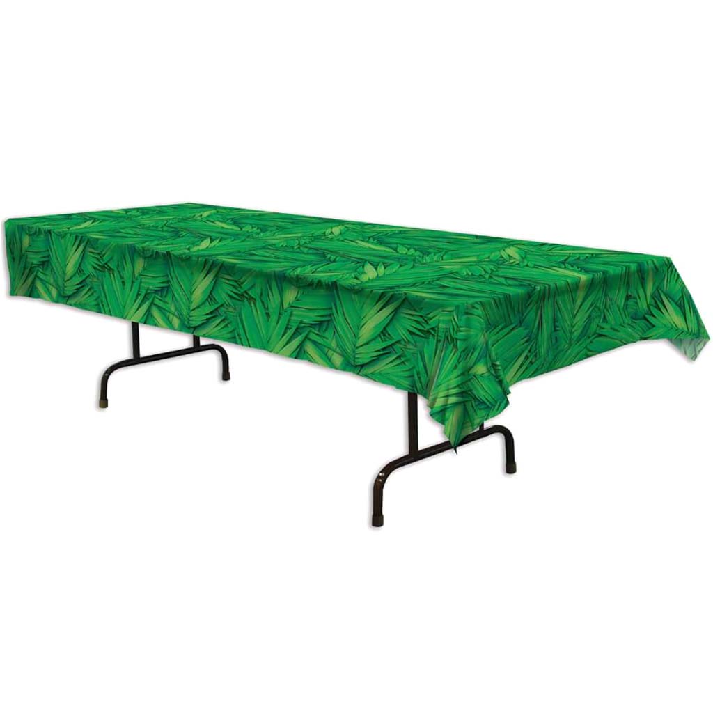 Rectangular Tablecover 54in x 108in Palm Leaf 