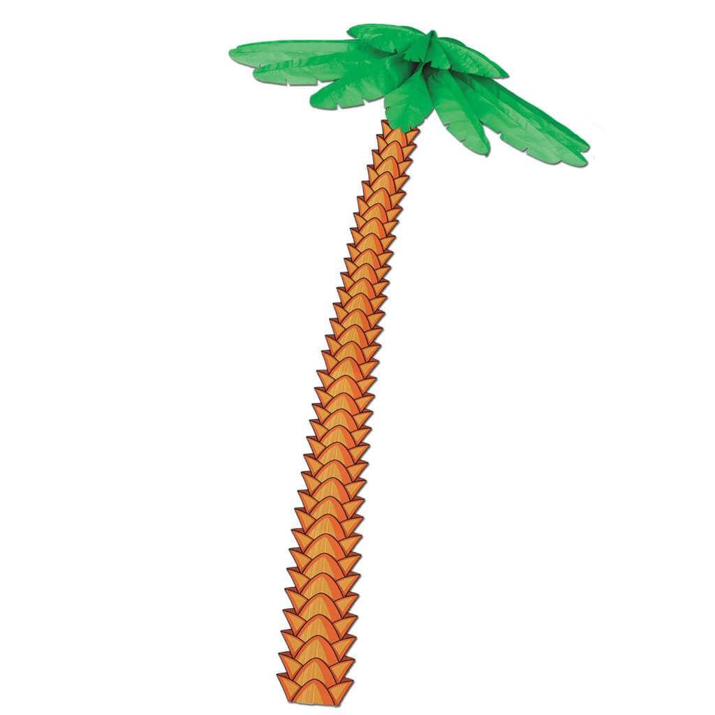 Jointed Palm Tree with Tissue Fronds 