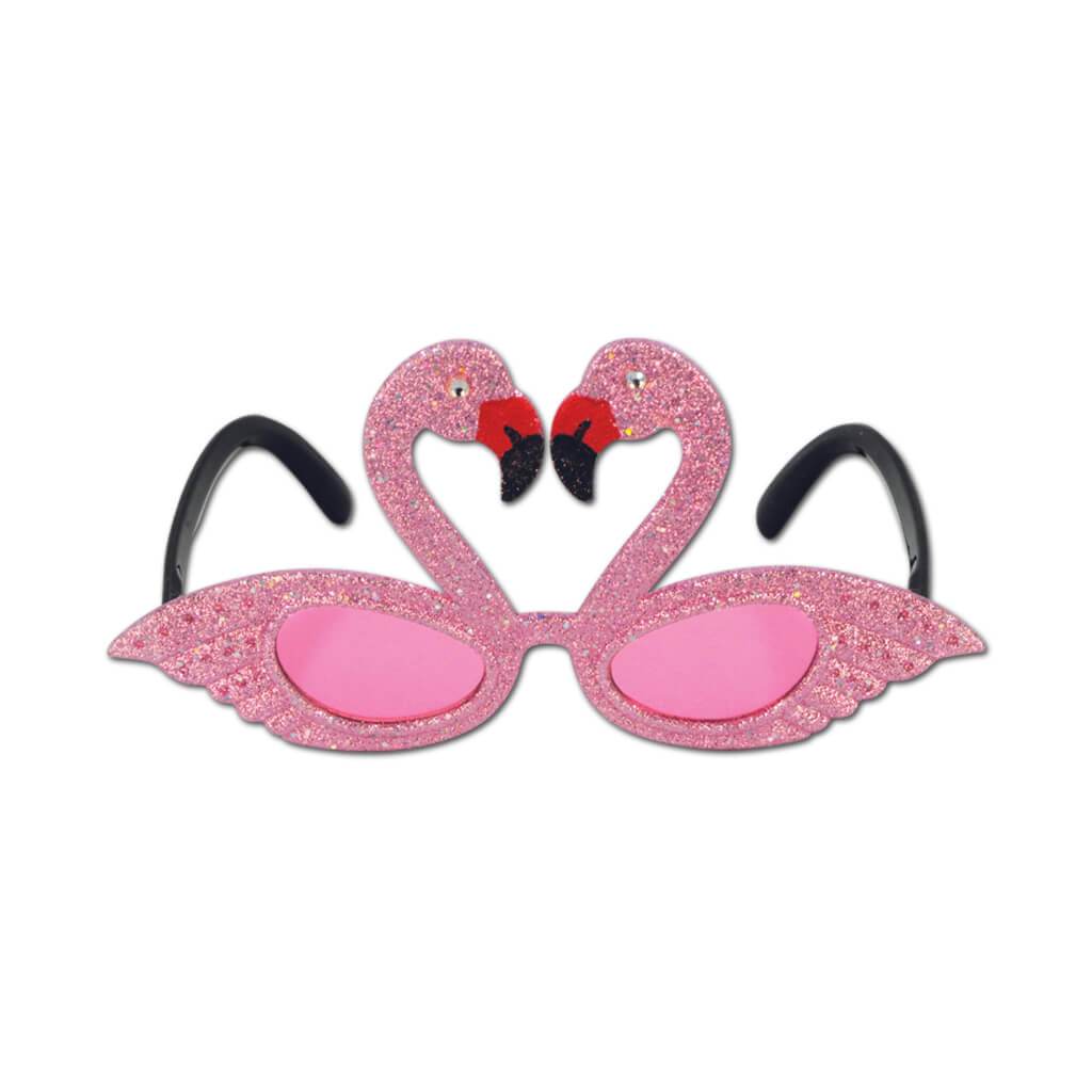 Glittered Flamingo Fanci-Frames 