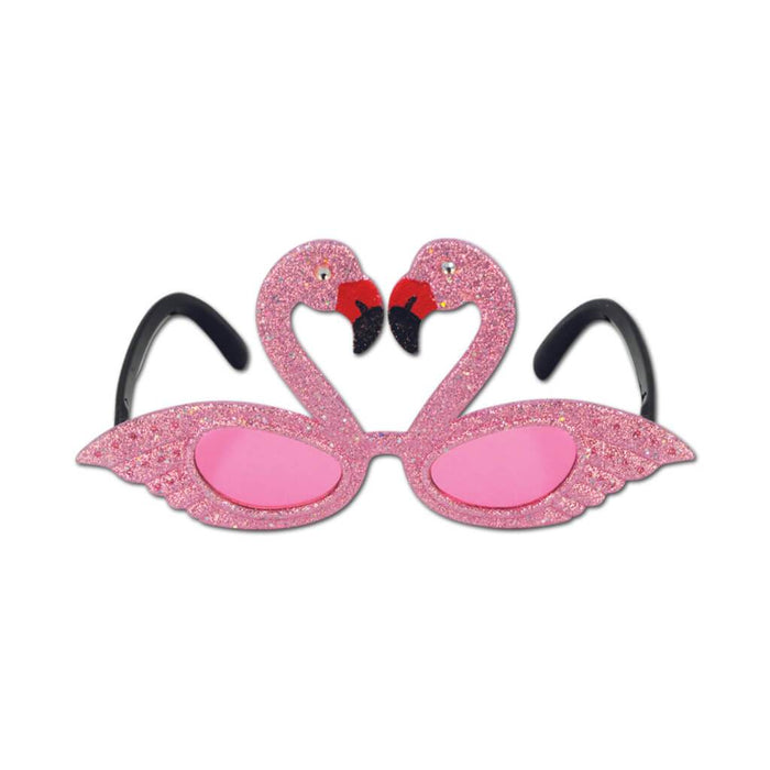 Glittered Flamingo Fanci-Frames 