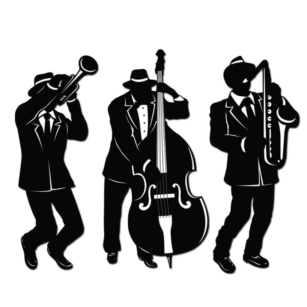 Jazz Trio Silhouettes 