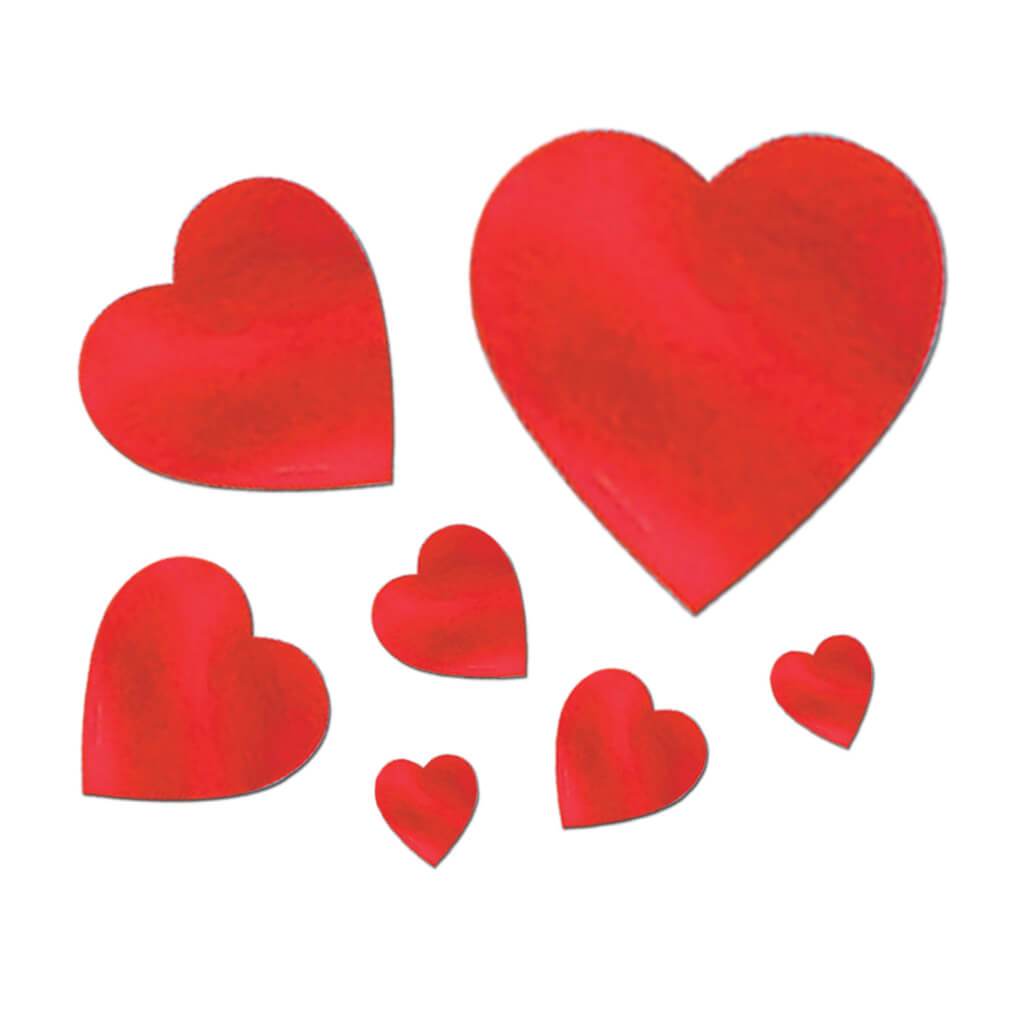 Foil Heart Cut-Outs 