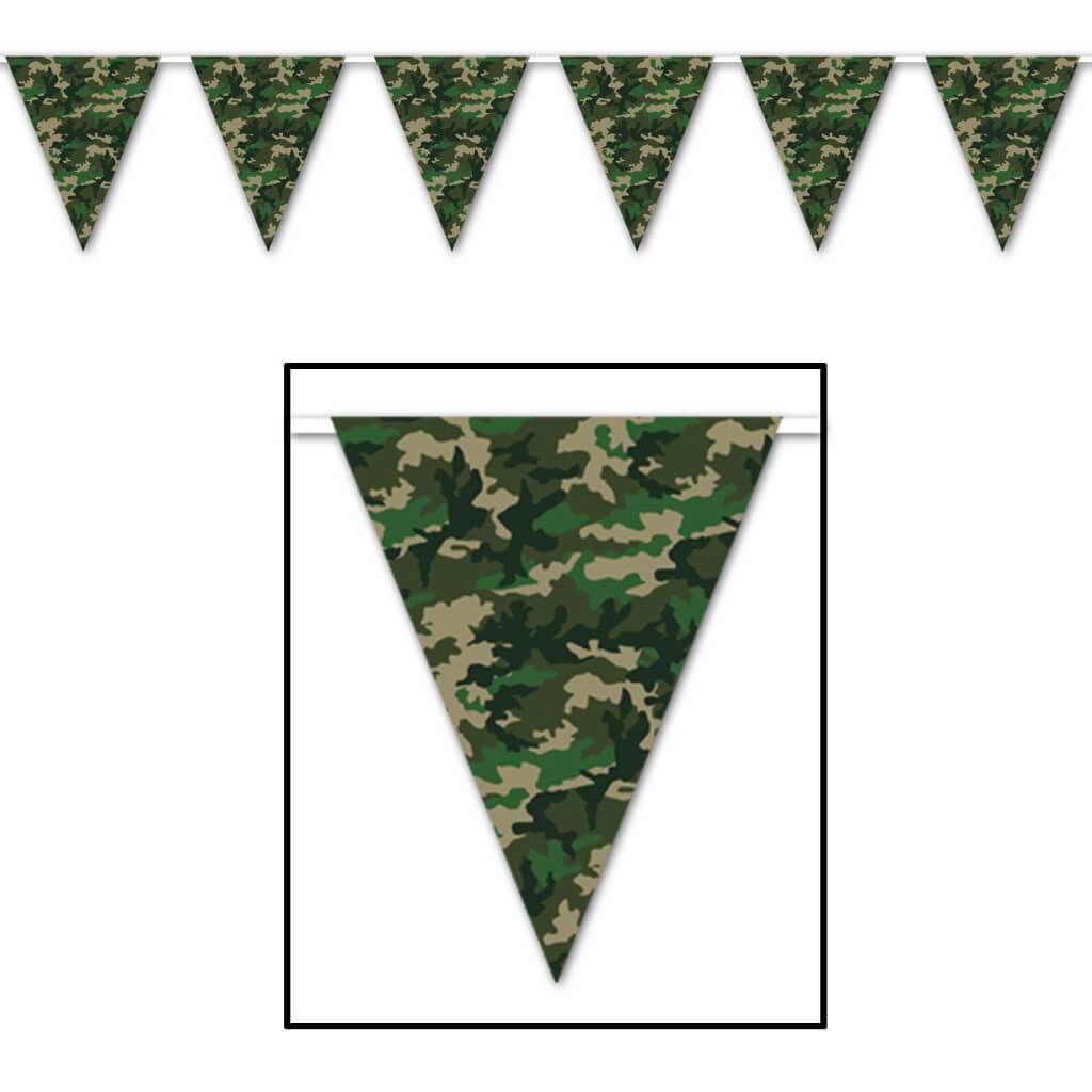 Camo Pennant Banner 