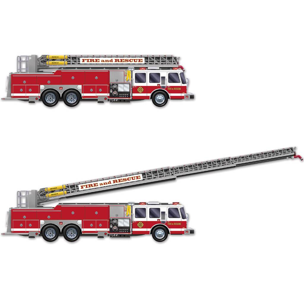 Fire Truck with Jointed Ladder 