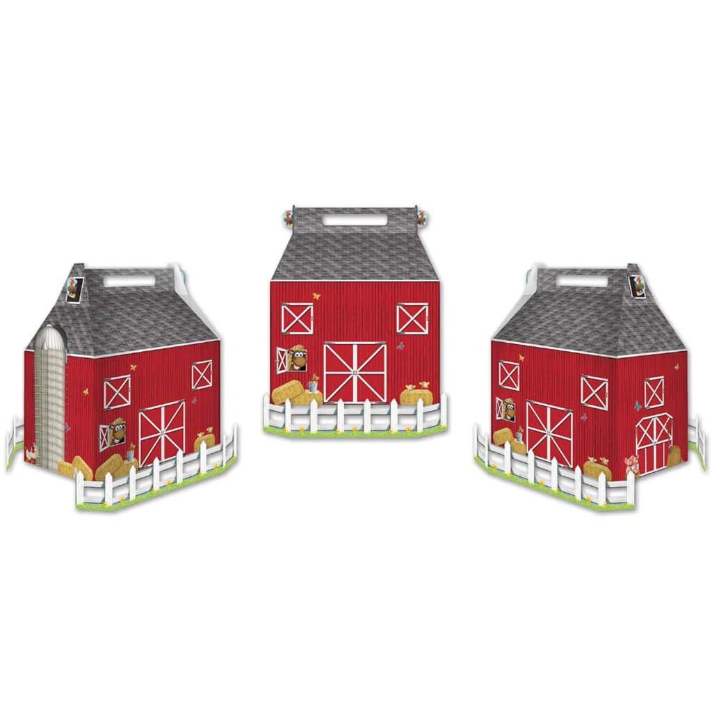 Barn Favor Boxes 