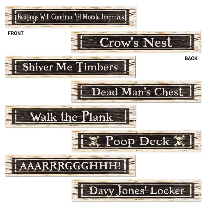 Pirate Sign Cut-Outs 