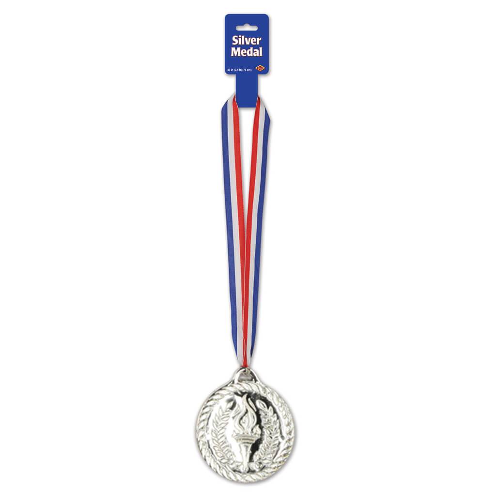 Silver Medal with Ribbon 