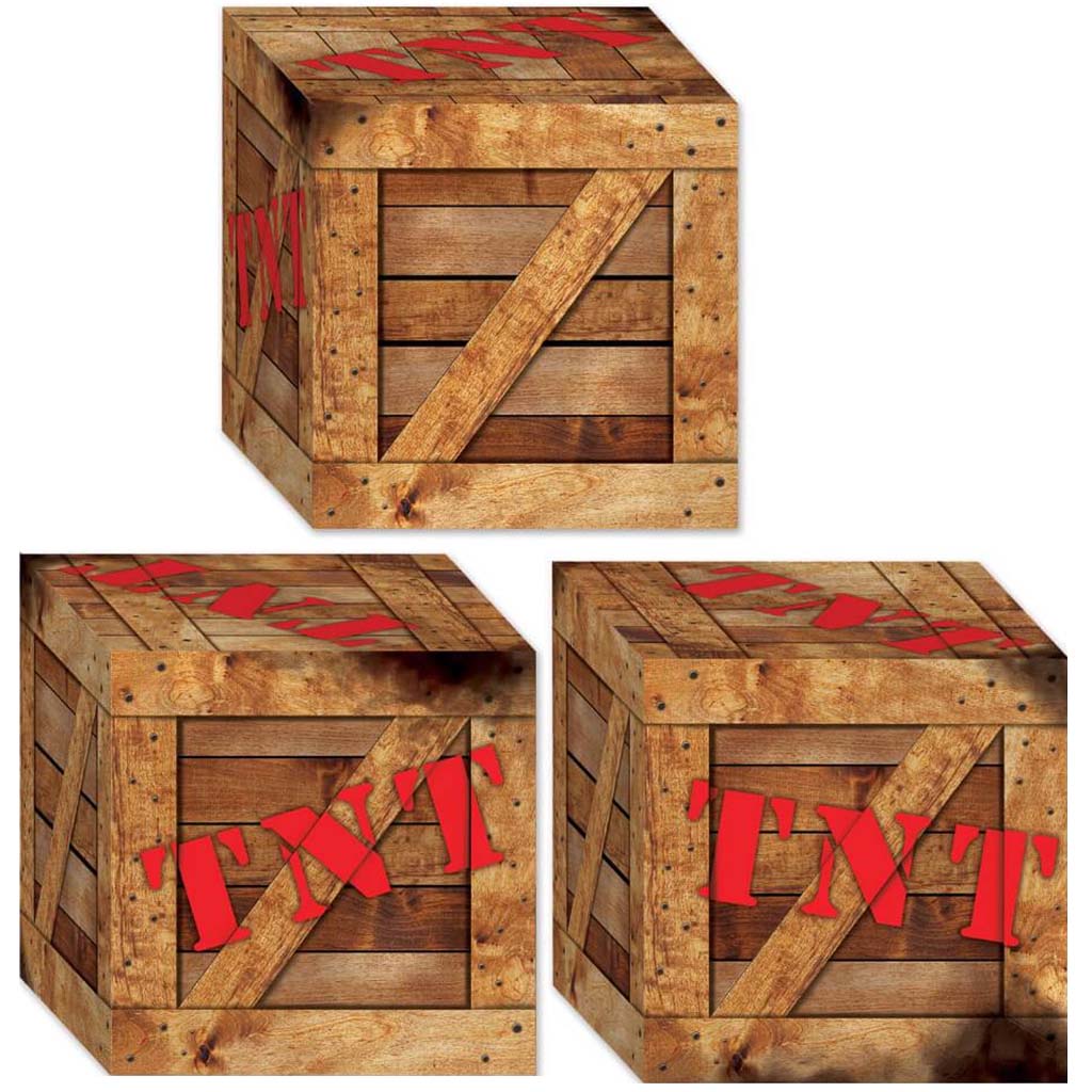 TNT Crate Favor Boxes 