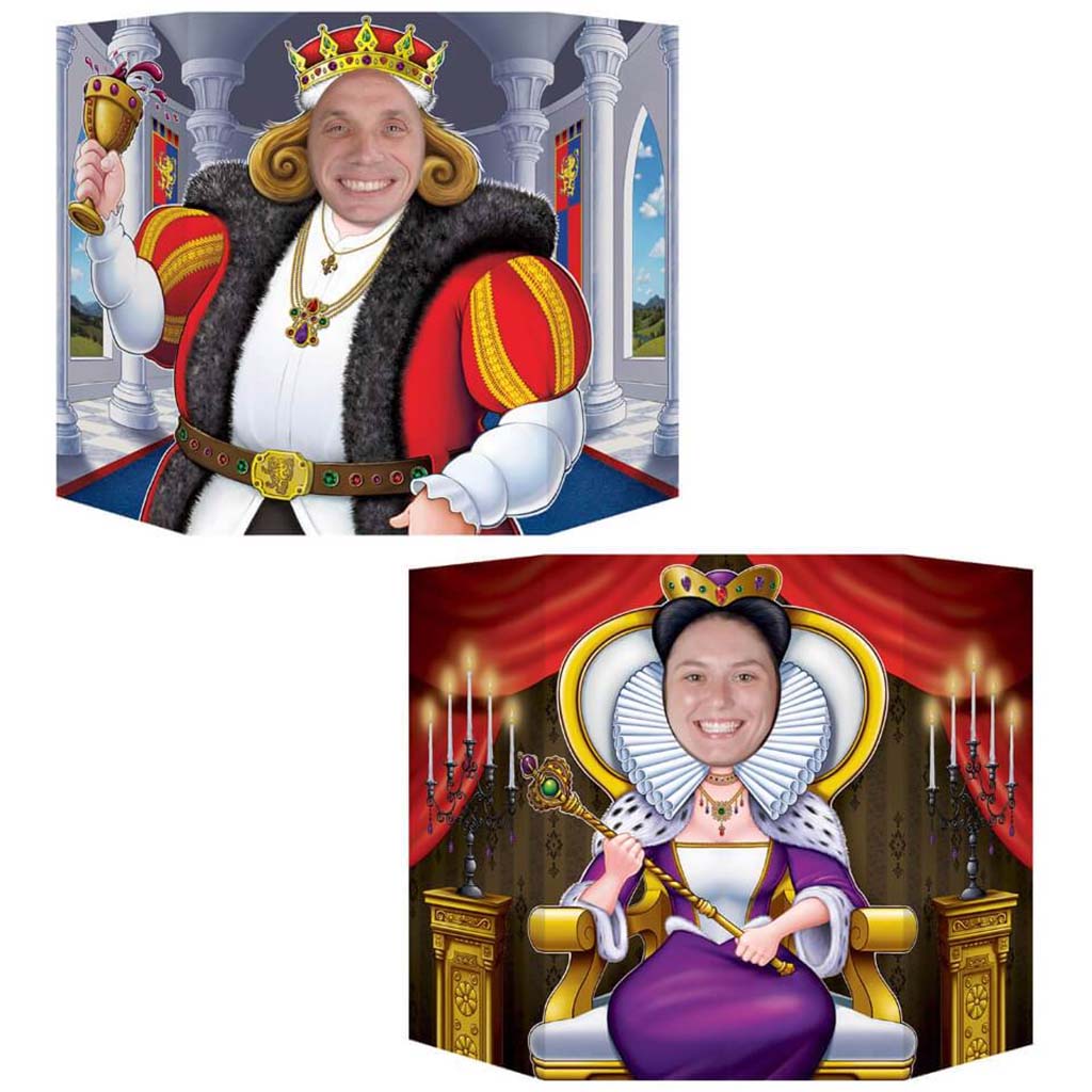 King &amp; Queen Photo Prop 