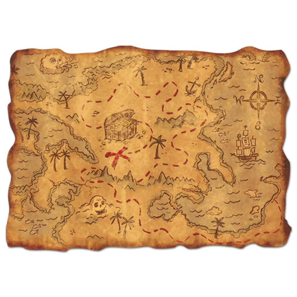 Plastic Treasure Map 