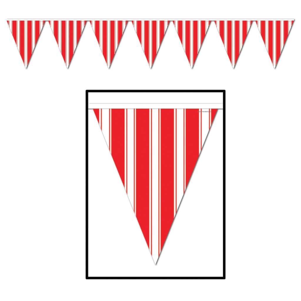 Striped Pennant Banner 